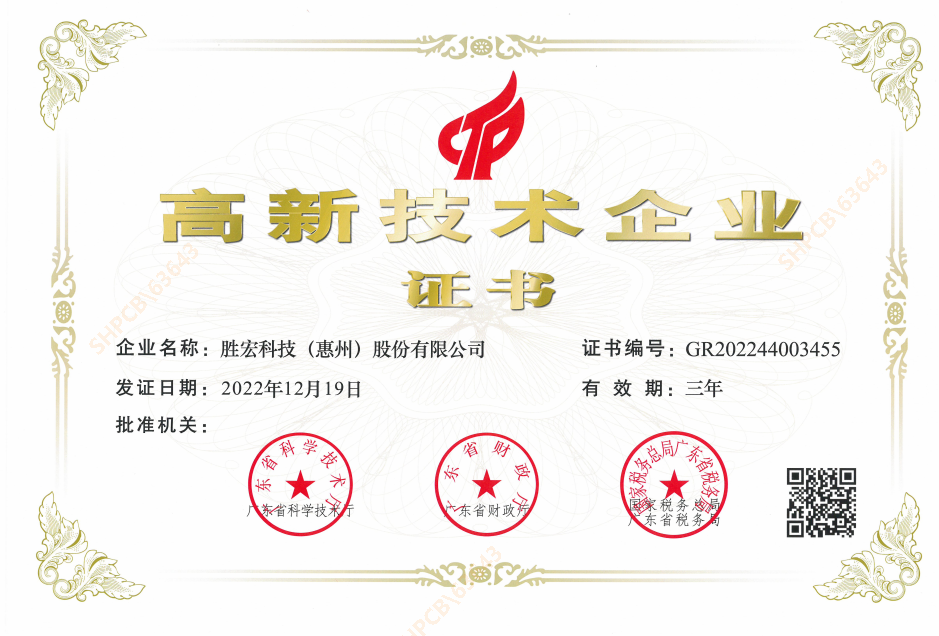喜讯！我司顺利顺利获得“高新技术企业”认定